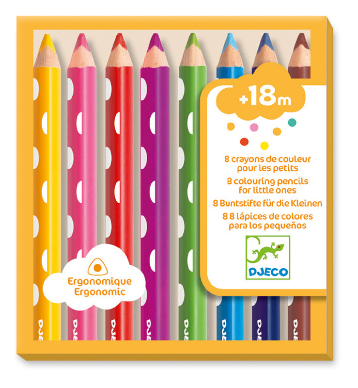 Djeco - 8 Little Ones Colour Pencils