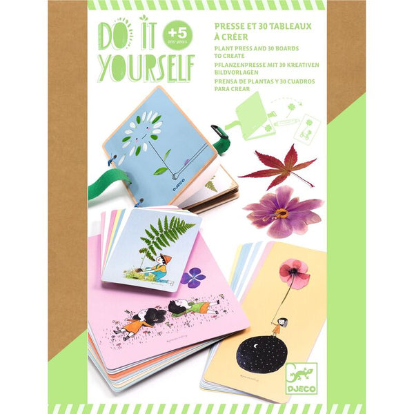 Djeco Do it Yourself Plant Press and 30 Boards