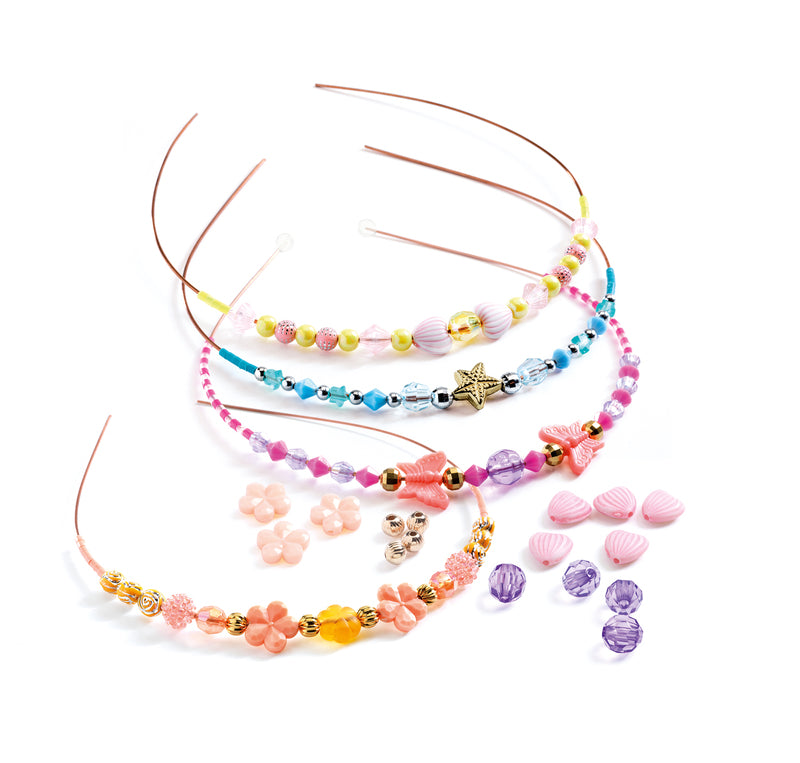 Djeco - Headbands and Threading Tray