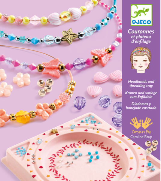 Djeco - Headbands and Threading Tray