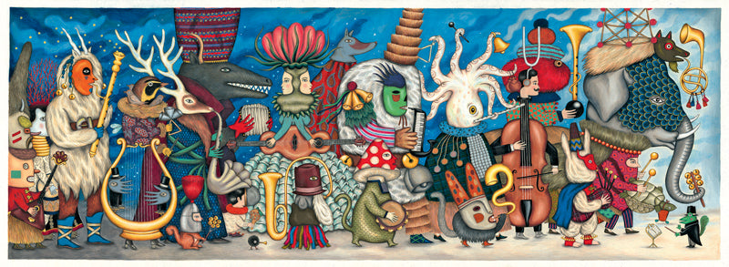 Djeco - 500 Piece Puzzle, Fantasy Orchestra