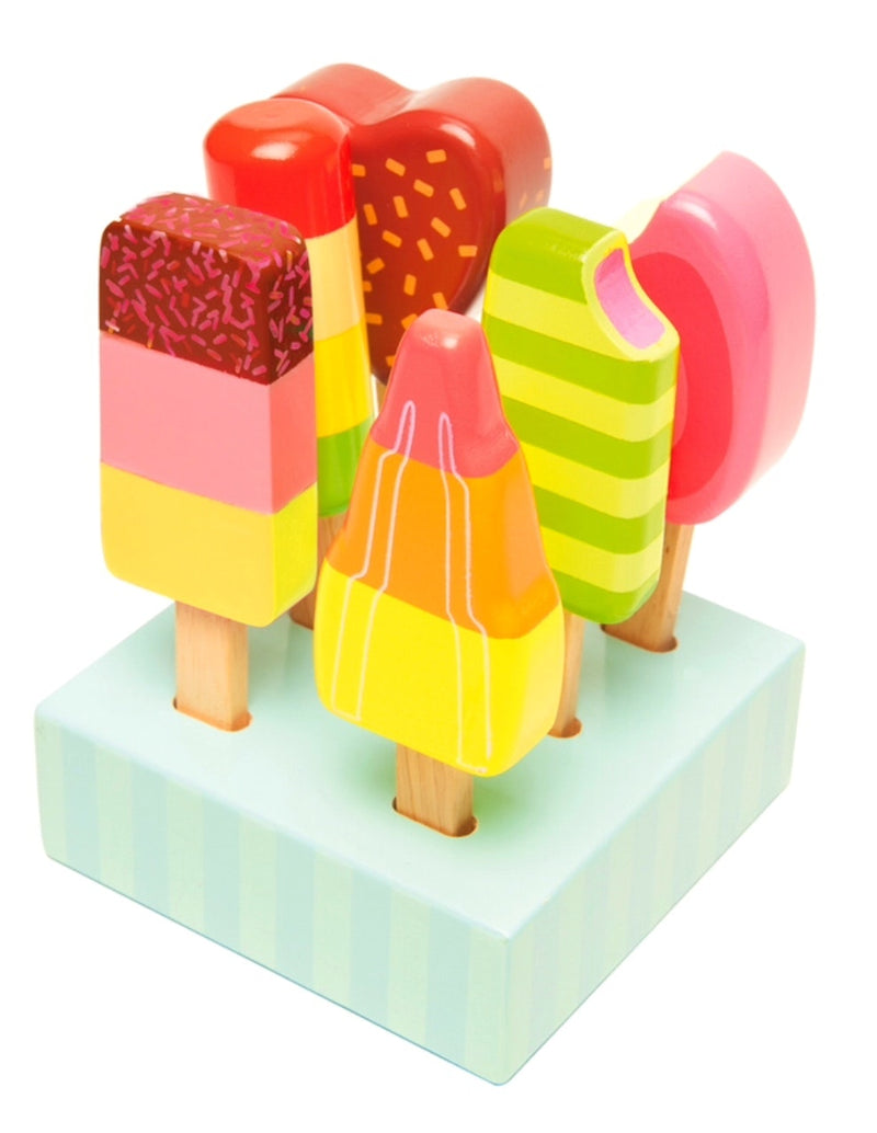 Beautiful and vibrant wooden ice lollies by Le Toy Van. Recommended age 3+