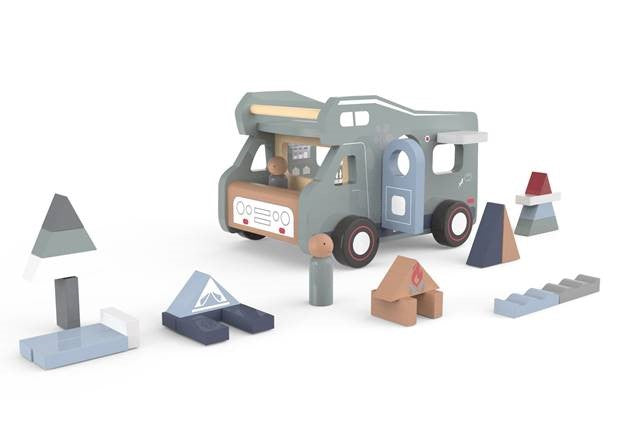 EverEarth - Camping Van With Blocks