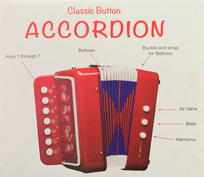 Accordion - Classic Button - Blue