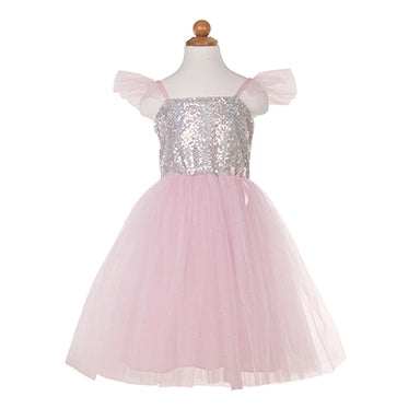 Great Pretenders Pink Sequins Princess Dress 3-4 years