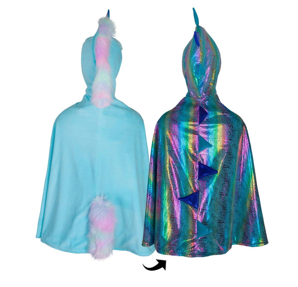 kids reversible dragon and unicorn costume 