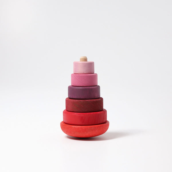 Grimms -  Pink Wobbly Stacking Tower