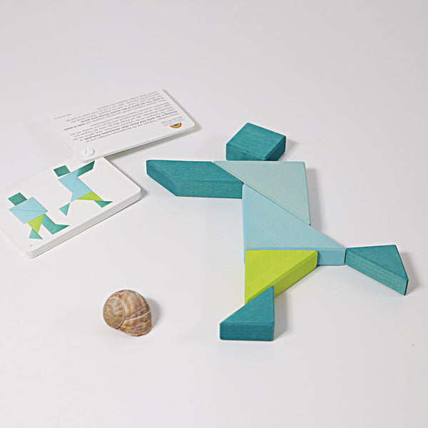 Grimm’s - Tangram Turquoise