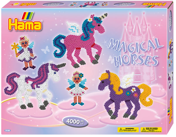 Hama Beads - Gift Set of 4,000 Beads Magical Horses