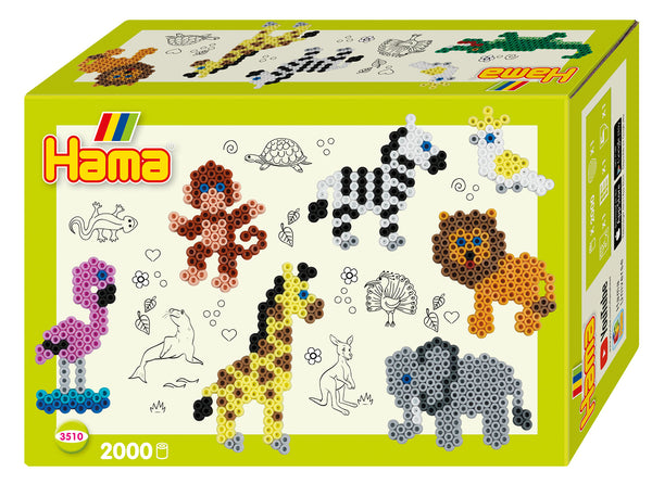 Hama Beads Boxed Set - Zoo Animals 2000 Pieces