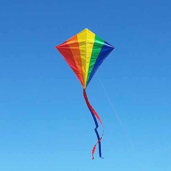 Harlequin Toys - Diamond Kite Rainbow