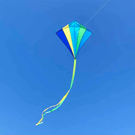 Harlequin Toys - Diamond Kite Blue