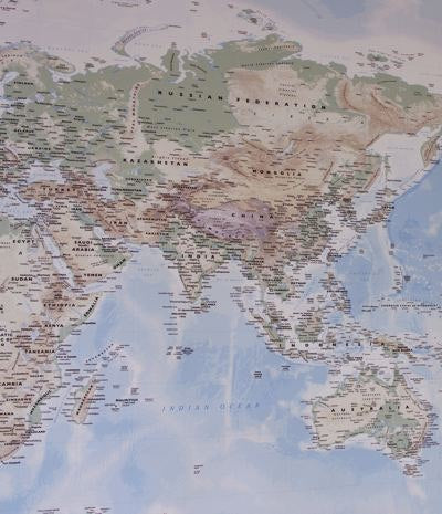 Canvas World Map
