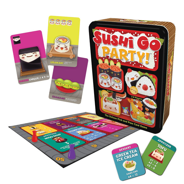 Gamewright - Sushi Go Party in multi colour print