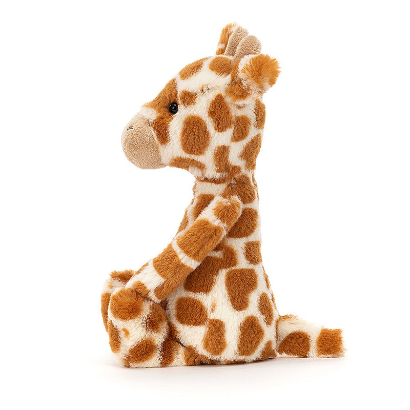 Jellycat giraffe soft toy side view