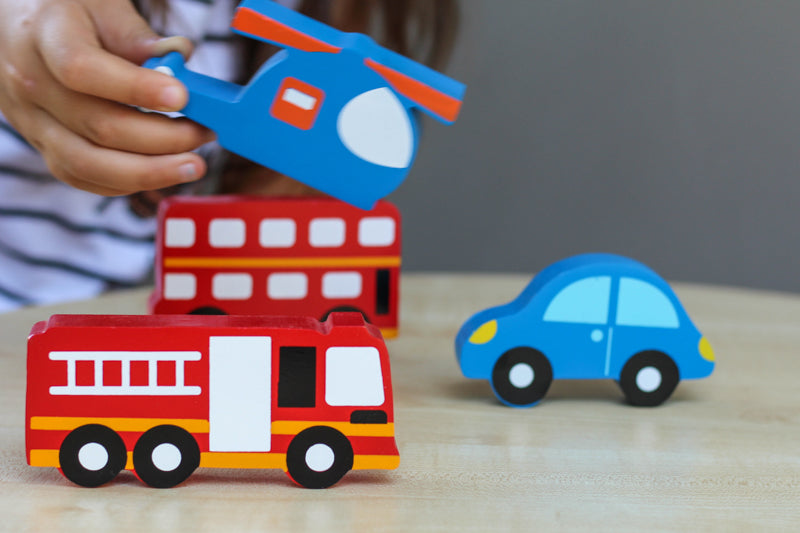 Kiddie Connect - Vehicles Chunky Puzzle
