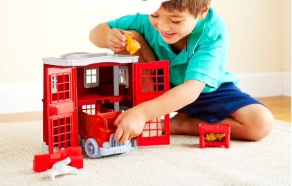 Green Toys - Fire Station Play Set