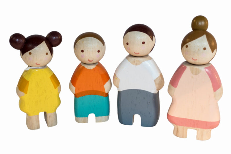 Tender Leaf - Wooden Doll Family