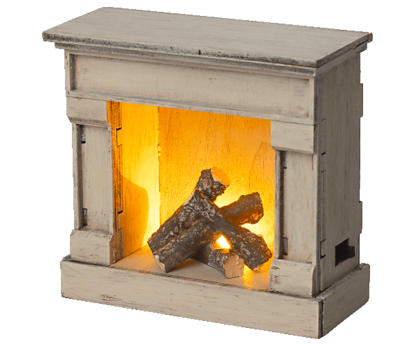 Maileg- Miniature Fireplace off-white