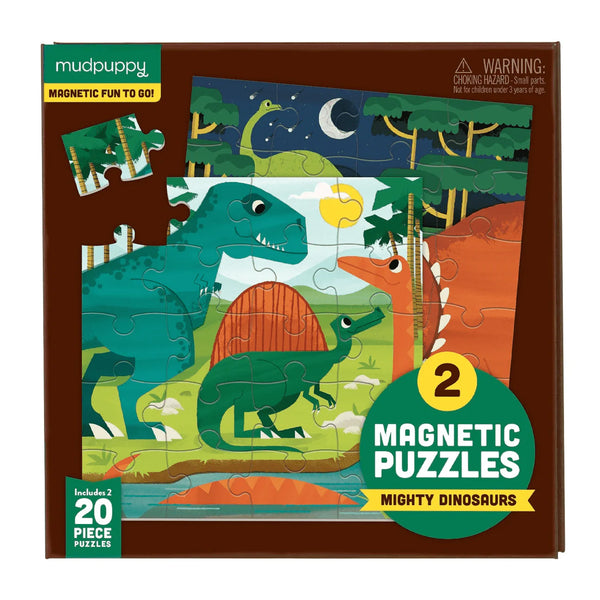 Mudpuppy - Magnetic puzzle, Mighty Dinosaurs