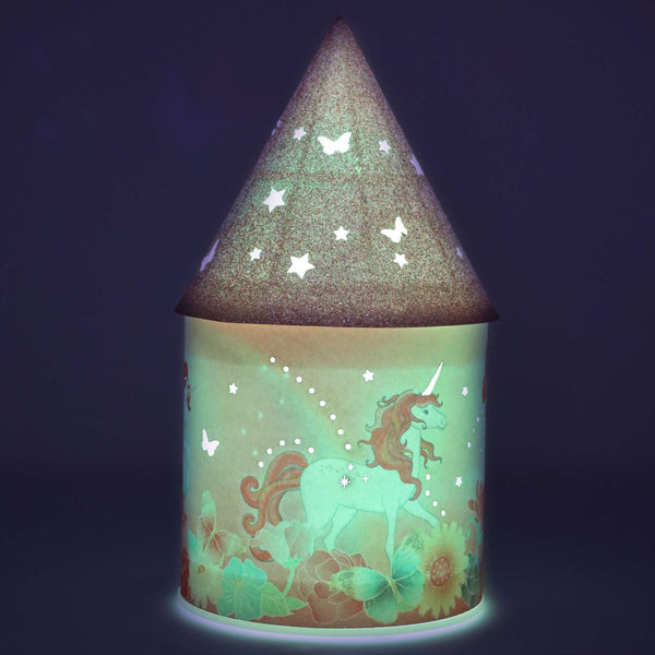 Pink Poppy Unicorn Butterfly LED Colour Changing Lantern