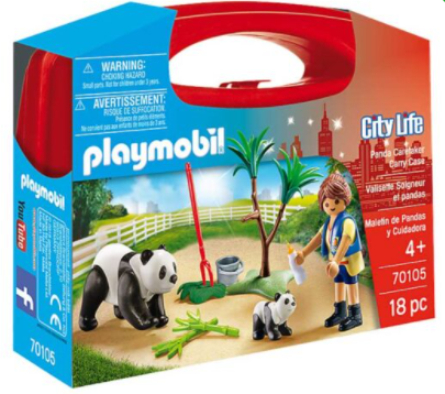 Playmobil - Carry Case Panda Caretaker