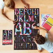 Poppik Sticker Poster - Alphabet