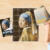 Poppik Sticker Poster Pixel Art-Girl with the Pearl Earrig
