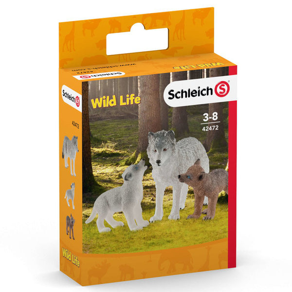 Schleich - Mother Wolf with Pups