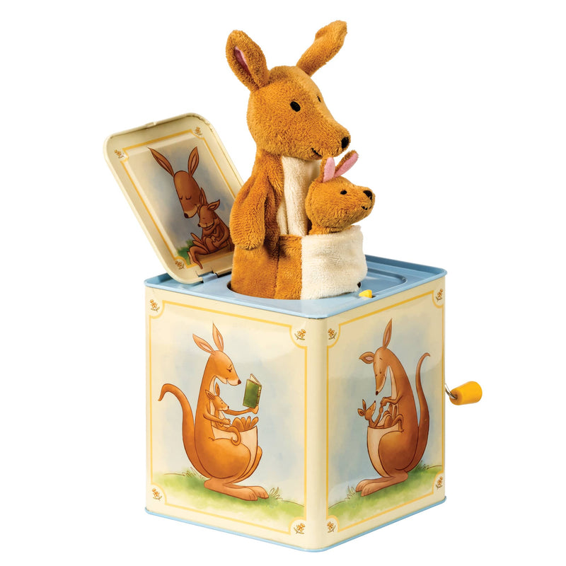 Schylling - Jack in the Box, Kangaroo & Baby Too
