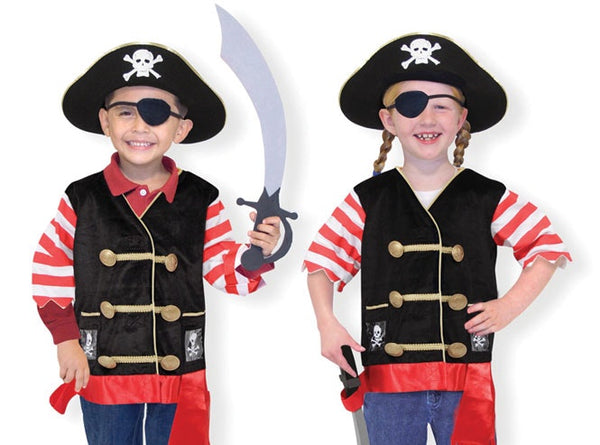 A fantastic quality pirate set perfect for any dress up party or for simply dressing up at home