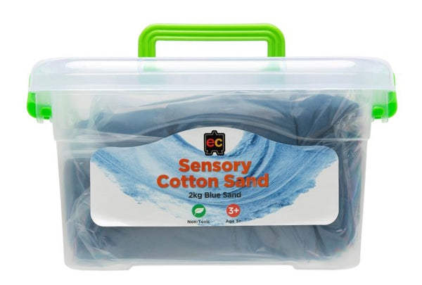 Sensory Cotton Sand 2kg - Blue