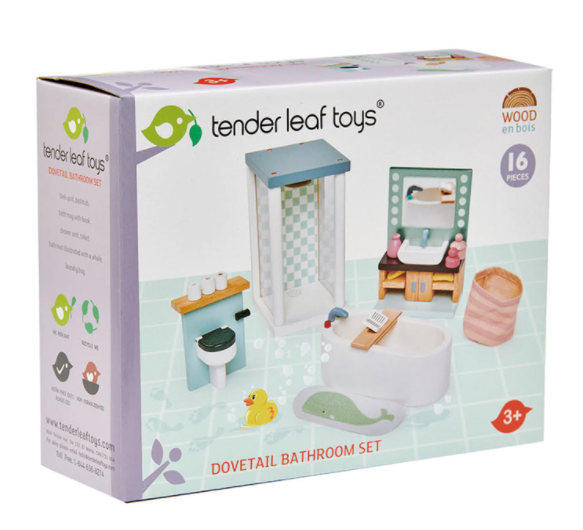 Tender Leaf Toys -  Bathroom Furniture Set
