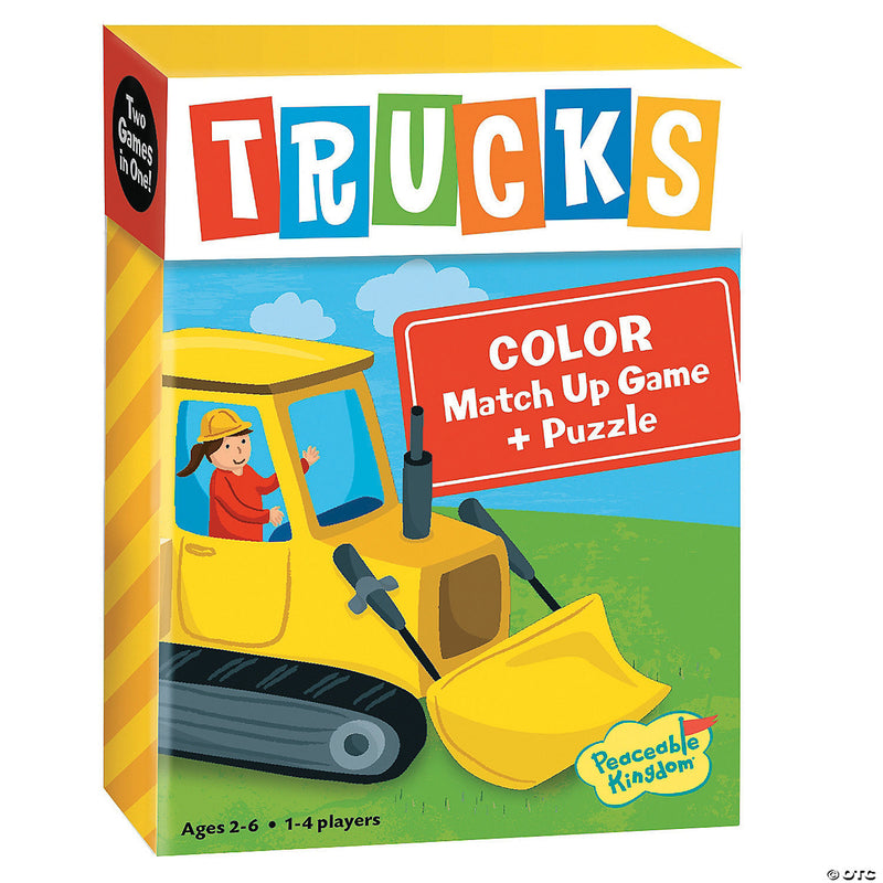 Peaceable Kingdom  - Match Up Game, Trucks
