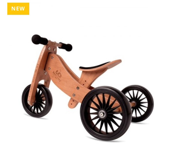 Kinderfeets - Tiny Tot Plus 2-in-1 Trike in Bamboo