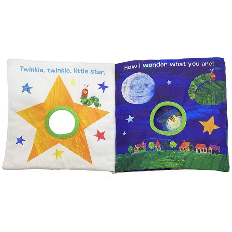 Eric Carle - Soft Teether Book - Very Hungry Caterpillar Clip on, Twinkle Twinkle Little Stars