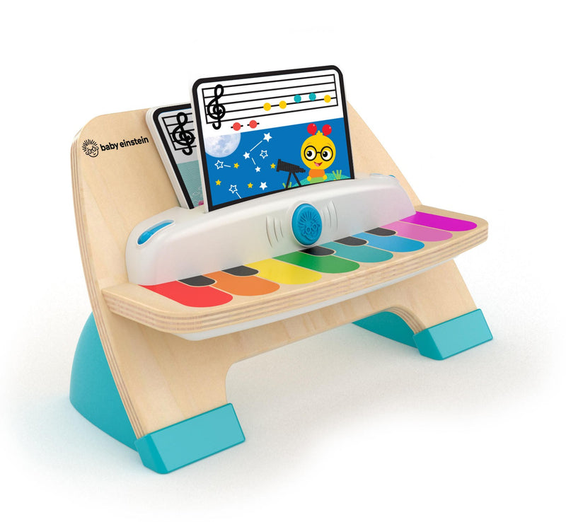 A colourful wooden pian by baby einstein with touch technology for children age 1 +