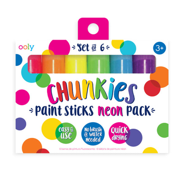Chunkies Paint Sticks - Neon 6 pack