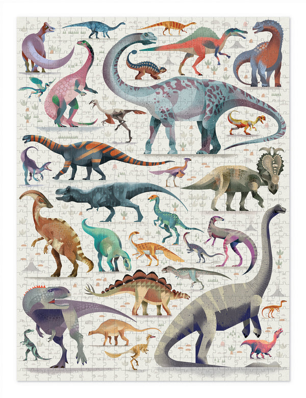 Crocodile Creek - World of Dinosaurs Puzzle,  750 Pieces