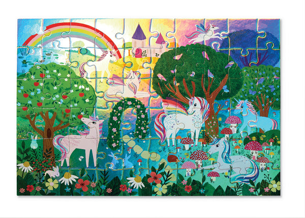 Crocodile Creek - Sparkling Unicorn Puzzle, 60 Pieces