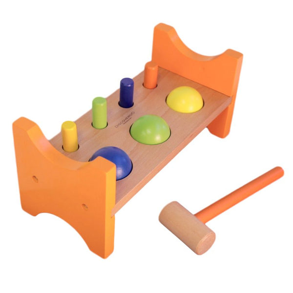 Discoveroo wooden toys peg n ball smackeroo cause and effect toys for children