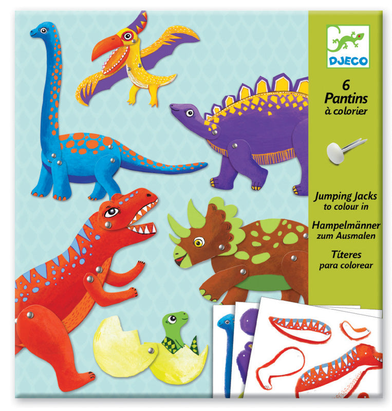 Djeco - Dinosaurs Small Puppets