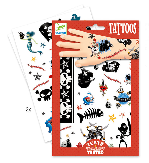 Djeco - Tattoos, Pirate