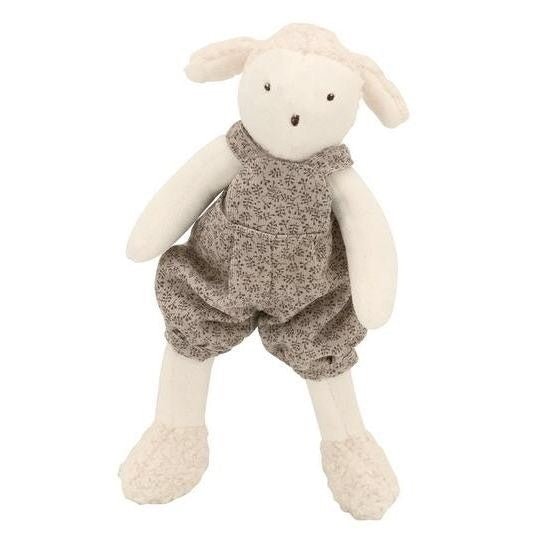 So cute! Little sheep named Albert. A beautiful and soft plush toy perfect for a new baby boy or girl