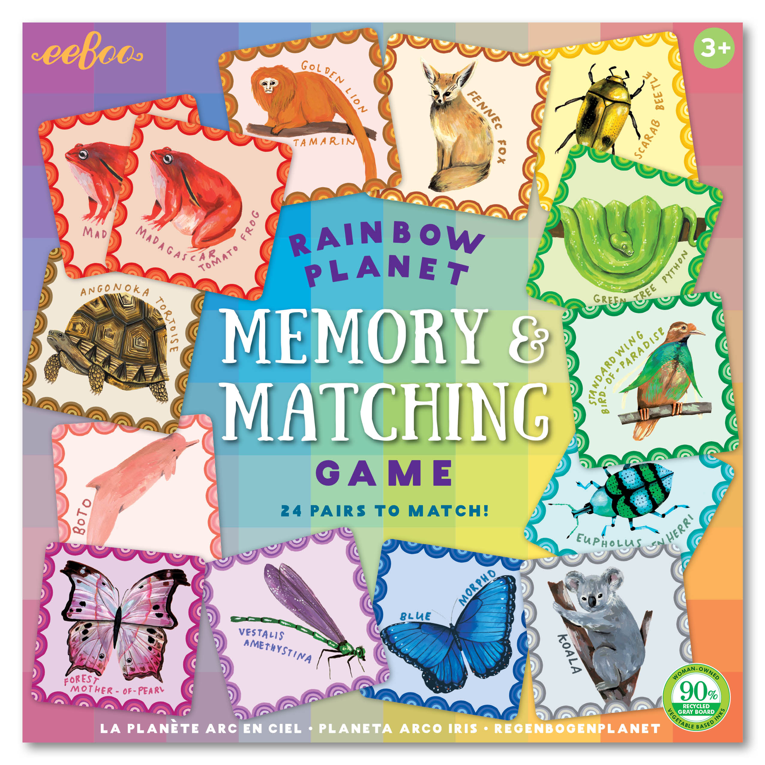 Eeboo | Eeboo Rainbow Planet Memory & Matching Game – Childplay Melbourne