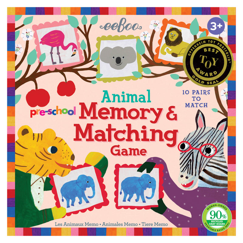 Eeboo Animal Color Eeboo | Eeboo Animal Memory & Matching Game – Childplay Melbourne