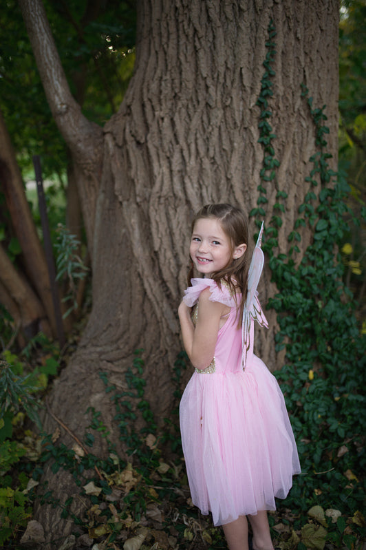 Great Pretenders Gold Butterfly Costume Dress with Wings