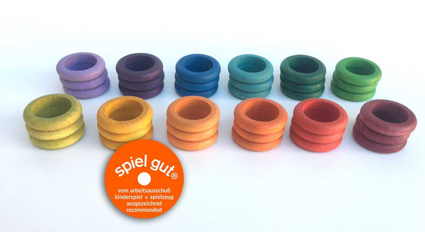 Grapat -  Wooden Rings 36 pieces