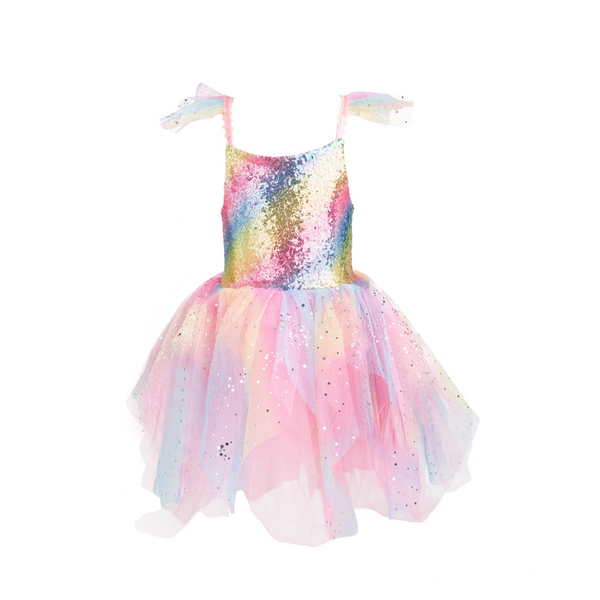great pretenders rainbow fairy dress with sequins and tulle