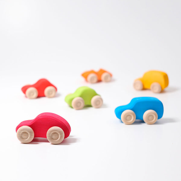 Grimm’s -  Small Cars Coloured 6 pieces